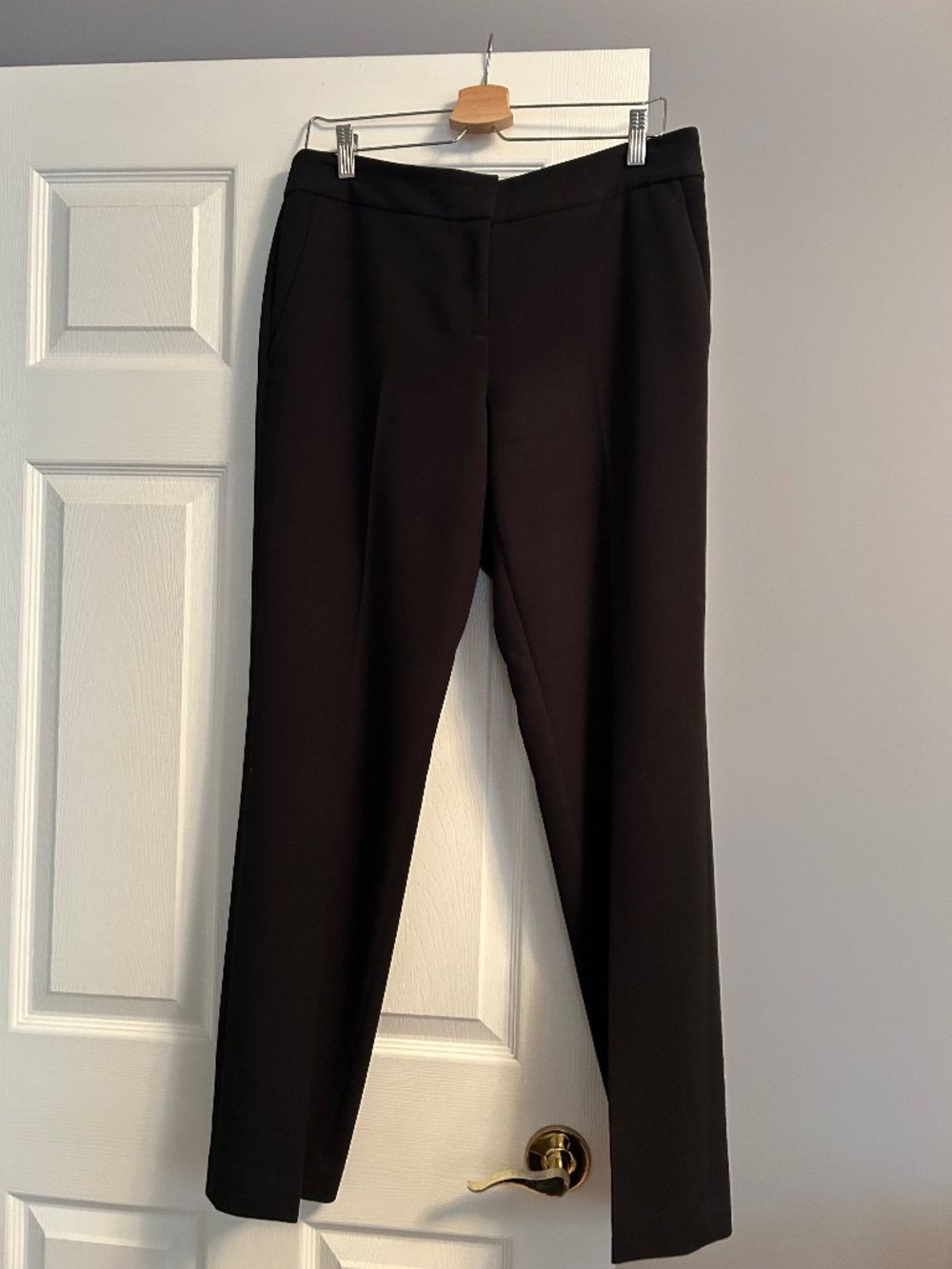 DKNY Black Classic Fit Dress Pants Trousers Size 8 Inseam 31